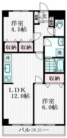 SWEET HILLS瑞江の物件間取画像